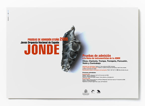 cartel JONDE