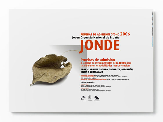 cartel JONDE