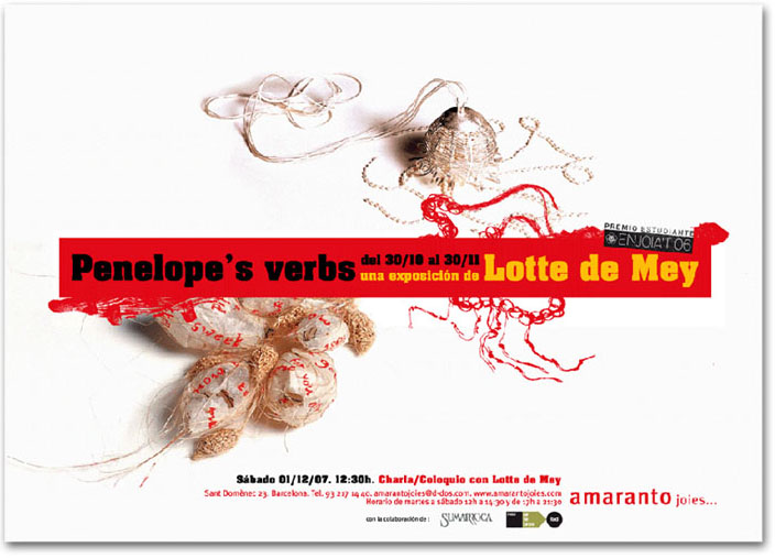 cartel exposición amaranto joies...